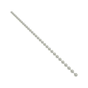 Pre-Cut Steel Ball Chain & Connector Ø2.4mm Nickel Pack of 1000