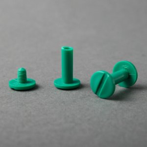 Plastic binding screws Green 50 pcs Plastic binding screws Green 50 pcs