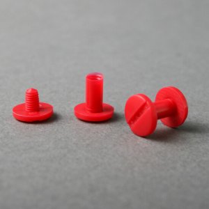 Plastic binding screws Red 50 pcs Plastic binding screws Red 50 pcs