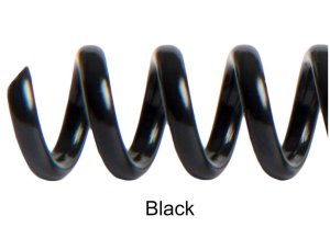 A4 Coils Spiral Coils BLACK 3:1 10mm Pkt.20 A4 Coils Spiral Coils BLACK 3:1 10mm Pkt.20