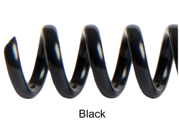 A4 Coils Spiral Coils BLACK 3:1 20mm Pkt.20 - Click Image to Close