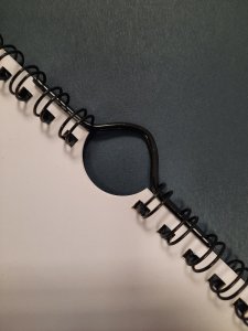 Black Calendar Hangers 57mm Pkt.100 Black Calendar Hangers 57mm Pkt.100