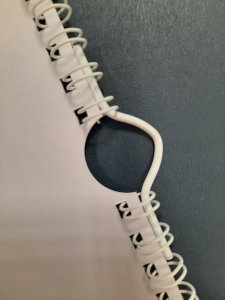 White Calendar Hangers 57mm Pkt.100 White Calendar Hangers 57mm Pkt.100