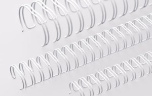 White Binding Wires for Cinch Binder 5/8" (16mm) Pkt.20 pcs