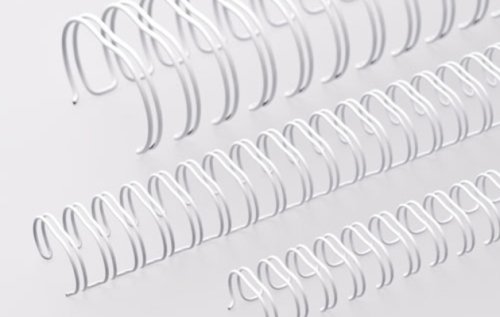 White Binding Wires for Cinch Binder 3/4" (19mm) Pkt.20 pcs
