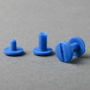 Plastic binding screws Dark Blue 50 pcs
